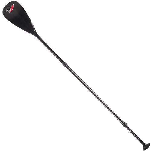 F2 Adjustable Carbon Composite SUP-Paddle 3-teilig Black