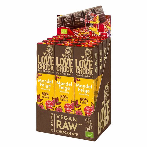 Lovechock Mandel-Feige 80% Kakao