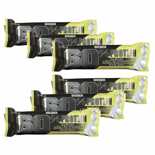 Weider 60 % Protein Bar, Vanille-Karamell