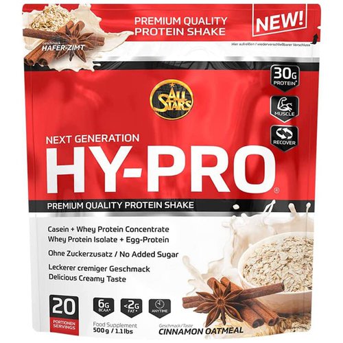 All Stars All Stars® Hy-Pro Proteinshake Cinnamon-Oatmeal