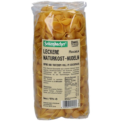 Seitenbacher Seitenbacher® Leckere Naturkost-Nudeln Muscheln