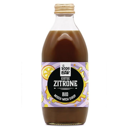 SODABÄR Eistee-Zitrone Bio Misch-Mich Sirup