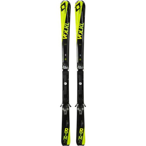 VÖLKL Damen All-Mountain Ski RTM 75 IS BLK/YELLOW+4MOTION 10.0