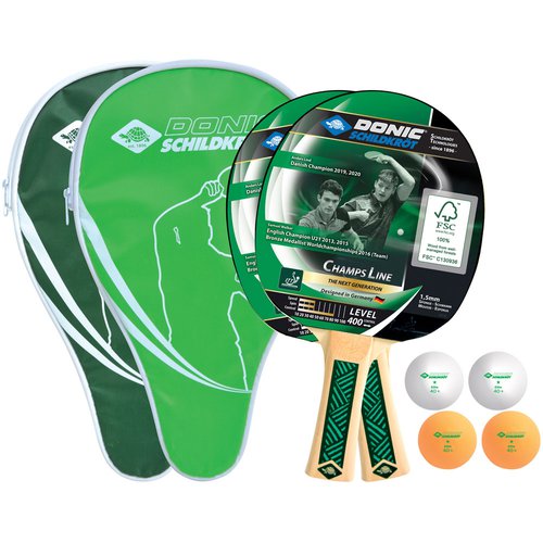 Donic Schildkroet Tischtennis Cover Set Champs Line 400