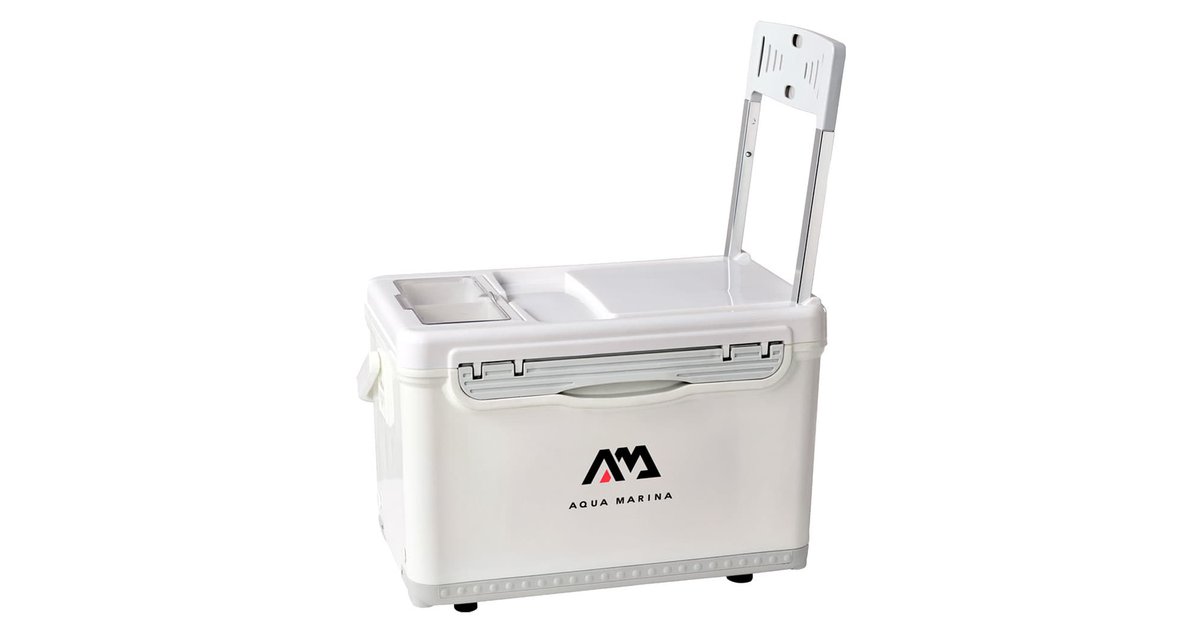 Aqua Marina Kool ISUP Fishung Cooler with Highback White