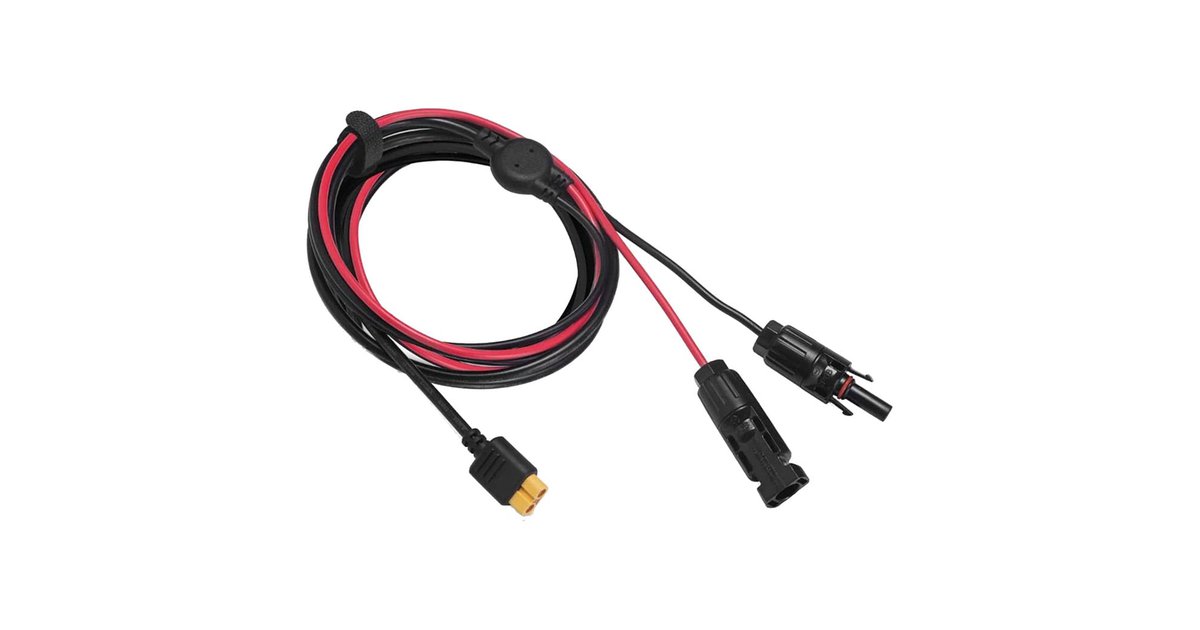 EcoFlow XT60 Black Red 5m