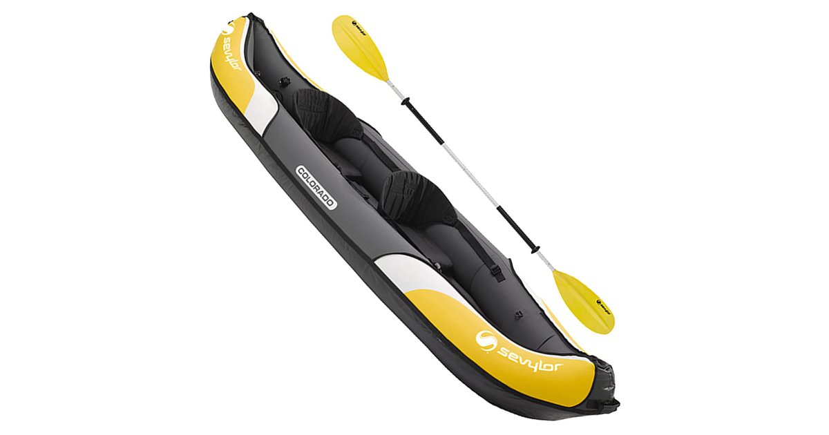 Sevylor Colorado Kit Kajak Yellow Grey