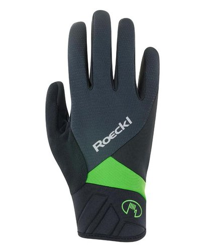 Roeckl Runaz Winter Fahrrad Handschuhe lang schwarzgrün 2023 9