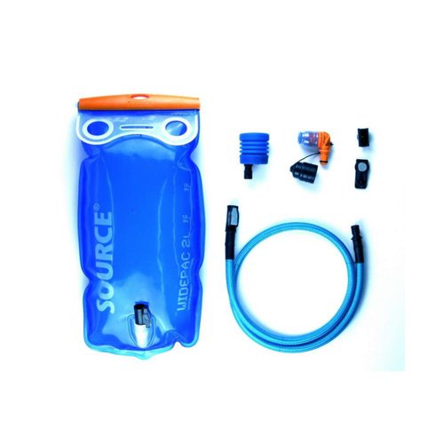 Source Ultimate Hydration System 3 L Wassersack transparent-blue