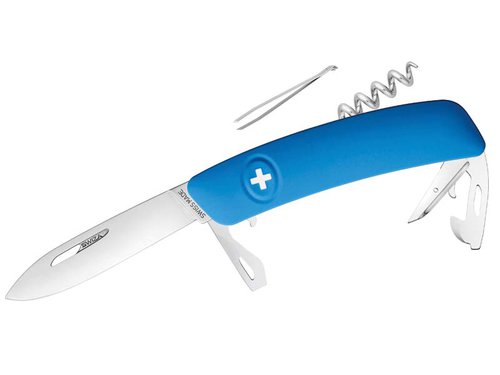 Swiza Schweizer Messer D03 Taschenmesser blau