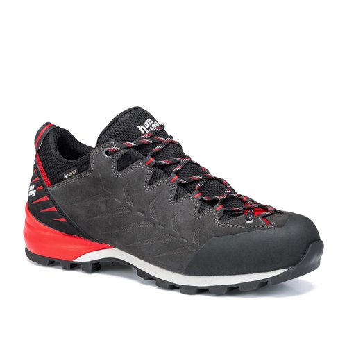 Hanwag Makra Pro Low GTX Herren Zustiegsschuhe rot Gr. 44