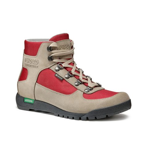 Asolo Supertrek GTX ML Damen Leichtwanderstiefel beige-rot Gr. 5,5