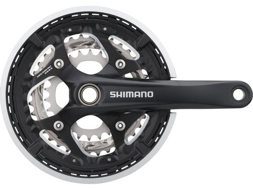 Shimano FC-T551 Kurbelgarnitur mit Kettenschutzring