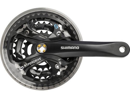Shimano Acera Kurbelgarnitur FC-M361 Vierkant mit Kettenschutzring