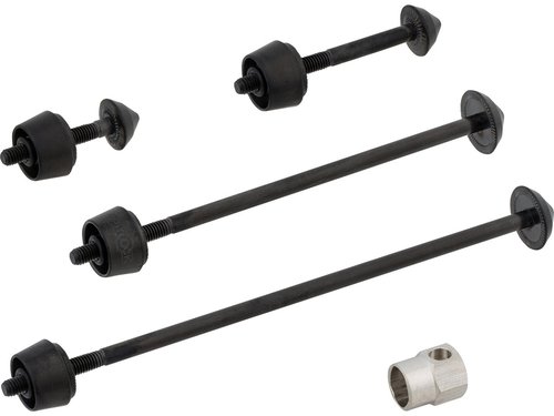 Pitlock Sicherung Set 03/LH Vorderrad + Hinterrad + Lampen/Halterung