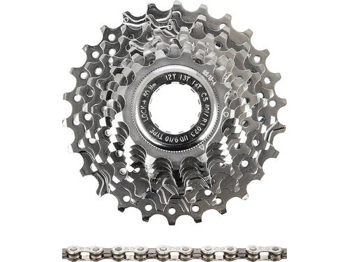 Campagnolo Veloce Kassette + Record Kette 9-fach Verschleißset