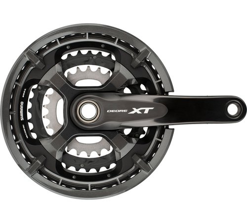 Shimano XT Kurbelgarnitur FC-T8000 Hollowtech II mit Kettenschutzring