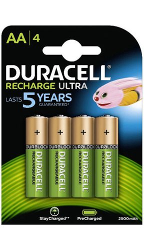 Duracell Akku AA HR6 Recharge Ultra - 4 Stück