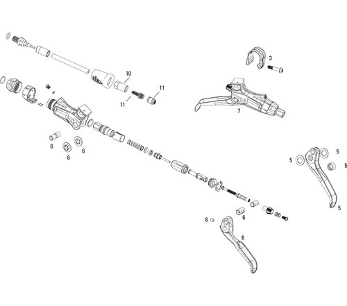 Avid Ersatzteile Elixir 9 Trail Bremshebel