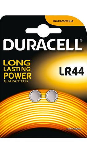 Duracell Alkalibatterie LR44 - 2 Stück