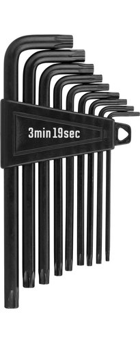 3min19sec Torx-Schlüssel-Set 9-teilig