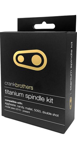 Crankbrothers Pedalachsenkit mit Titan-Achse
