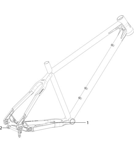 Nicolai Ersatzteile Argon GLF Rahmen