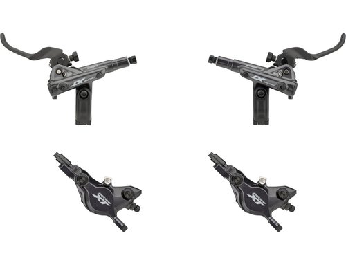 Shimano XT v+h Set Scheibenbremse BR-M8100 mit Resinbelag J-Kit