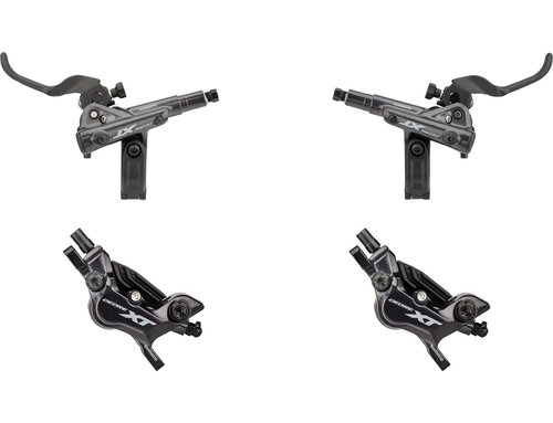 Shimano XT v+h Set Scheibenbremse BR-M8120 mit Metallbelag J-Kit