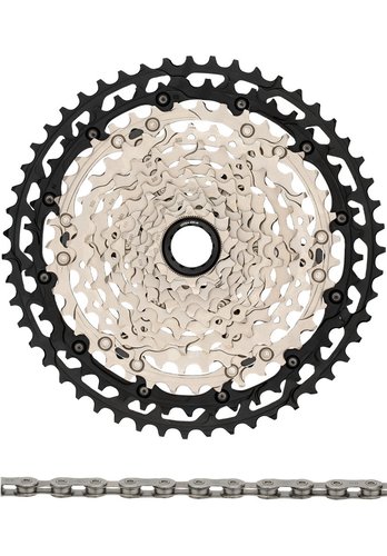 Shimano XT Kassette CS-M8100-12 + Kette CN-M8100 12-fach Verschleißset