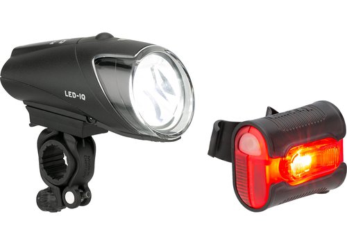 Busch und Müller Ixon IQ Premium + Ixback Senso LED Beleuchtungsset mit StVZO-Zulassung