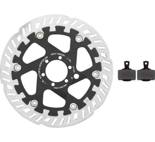 Magura MDR-P Bremsscheiben und Belag Kit 6-Loch 180 mm