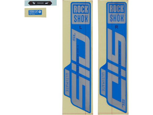 RockShox Aufklebersatz für SID SL Ultimate Modell 2021
