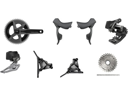 SRAM Rival eTap AXS HRD FM Powermeter Gruppe 2x12-fach 35-48