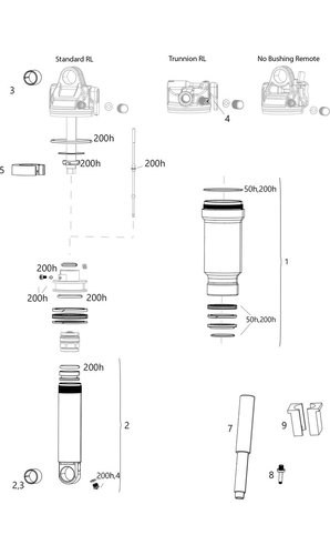 RockShox Ersatzteile SIDLuxe (A1 / 2021)