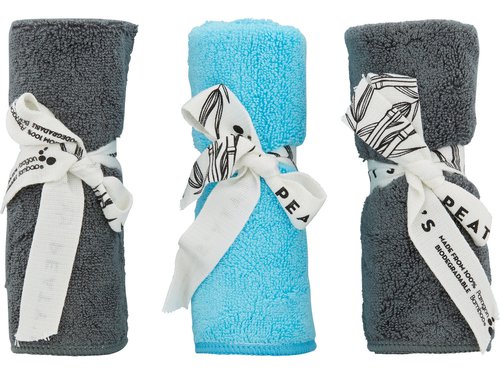 Peaty's Bamboo Bicycle Cleaning Cloths Reinigungstücher 3er-Set