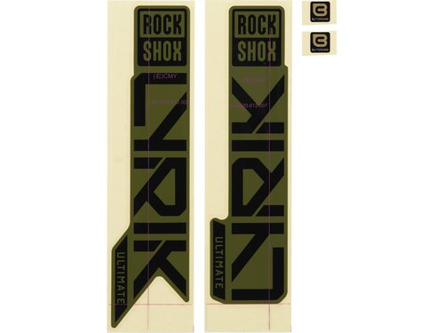 RockShox Decal Kit Aufklebersatz für Lyrik Ultimate ab Modell 2023