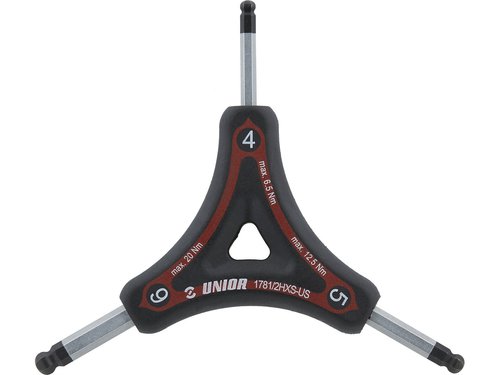 Unior Bike Tools Y-Schlüssel Innensechskant mit Kugelkopf 1781/2HXS