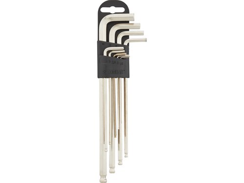 Unior Bike Tools Innensechskant-Stiftschlüsselset lang Kugelkopf 220/3SLPH