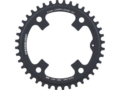 Stronglight CT2 Kettenblatt Campagnolo Ekar 13-fach, 4-Arm, 123 mm Lochkreis