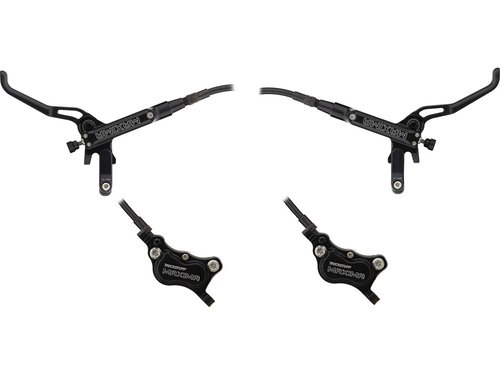 Trickstuff Maxima Black v+h Set Scheibenbremse mit Stahlflexleitung