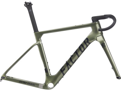 Factor OSTRO Gravel V.A.M. Disc Olive Green Carbon Rahmenkit