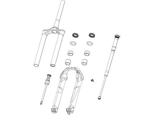 RockShox Tauchrohreinheit für Pike Ultimate C1+ 29" ab Modell 2023