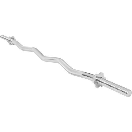 Gorilla Sports Chrom SZ Curlstange Sternverschluss