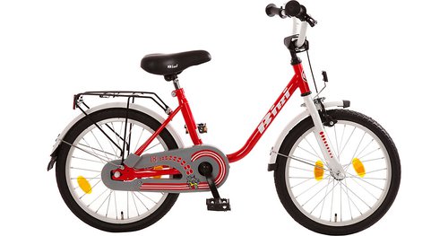 Bachtenkirch Kinderfahrrad Bibi 18 Zoll, rot-weiß rot/weiß