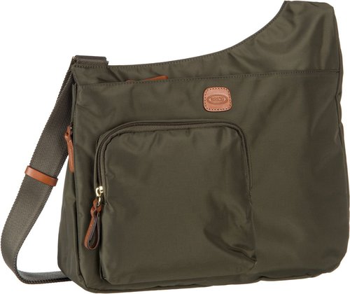 Bric's X-Bag Damentasche 42732  in Oliv (7.2 Liter), Umhängetasche