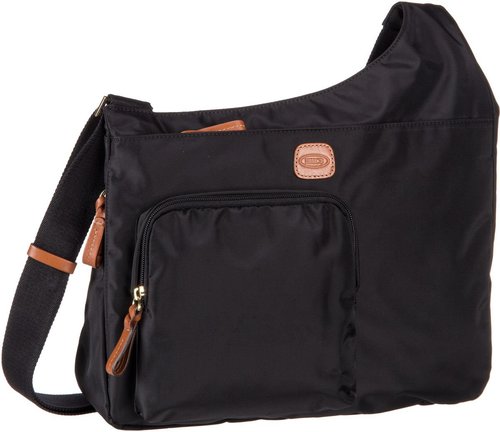 Bric's X-Bag Damentasche 42732  in Schwarz (7.2 Liter), Umhängetasche