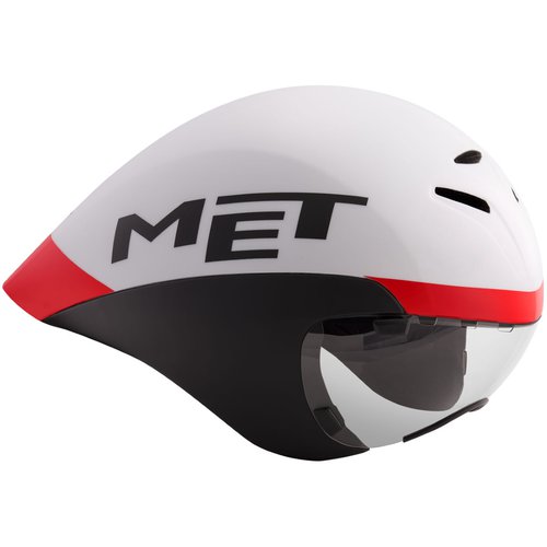 MET Drone Wide Body Helm - White/Black