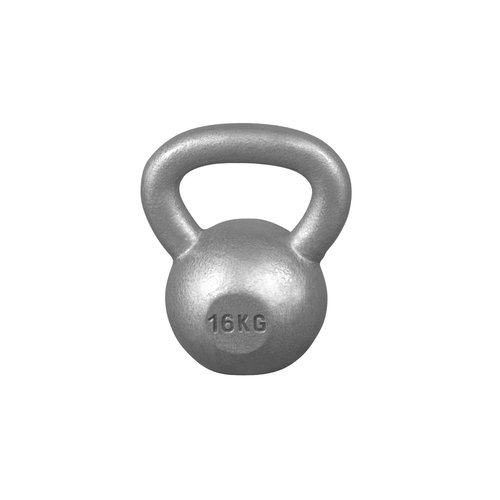 Gorilla Sports Kettlebell aus Gusseisen 16 kg
