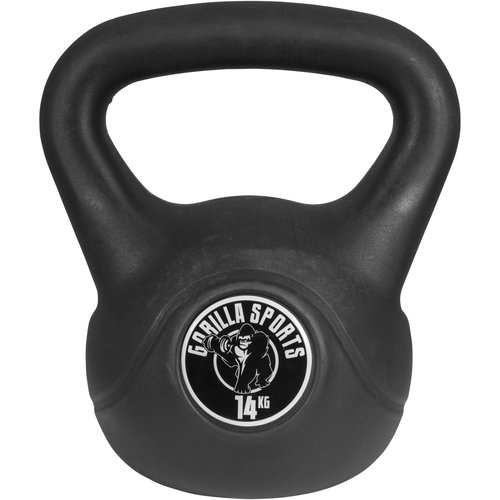 Gorilla Sports Kettlebell aus Kunststoff 14 kg